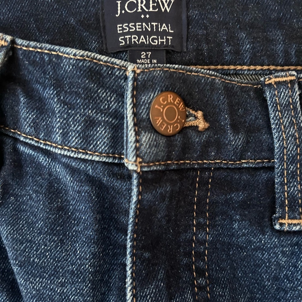 J Crew Essential Straight Jeans - Picture 2 of 4
